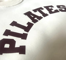 Load image into Gallery viewer, Pilates Sweatshirt Cream with Chocolate