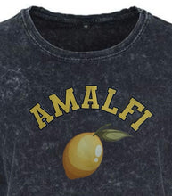 Load image into Gallery viewer, Amalfi Tee Shirt in Distressed Charcoal