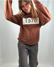Load image into Gallery viewer, 1970 Sweatshirt in Chocolate Brownie