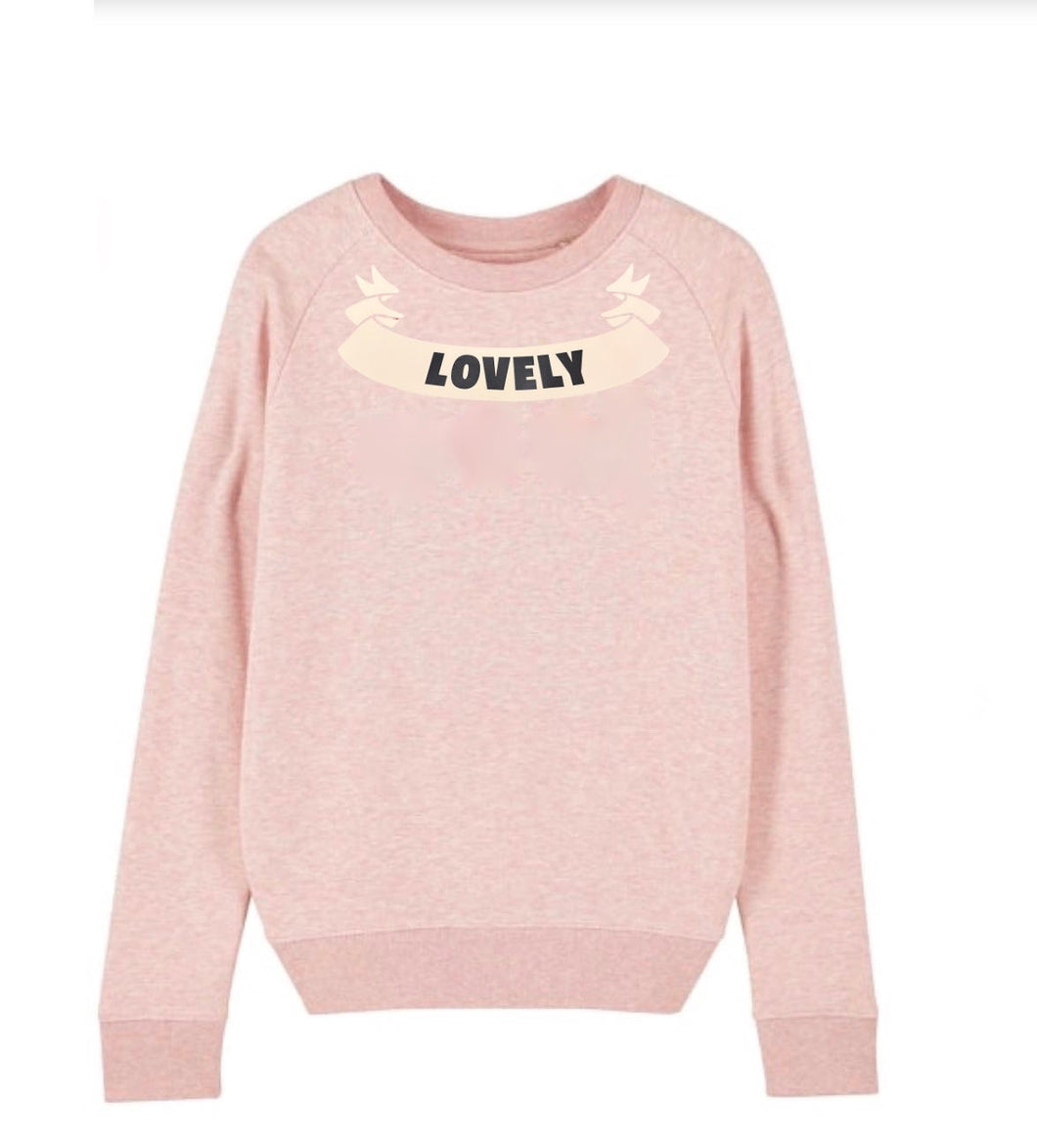 Lovely Sweatshirt in Apricot