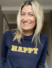 Load image into Gallery viewer, Happy Sweatshirt French Navy