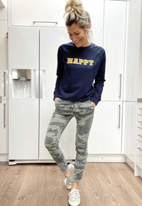 Happy Sweatshirt French Navy