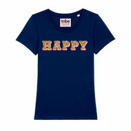 Happy Tee Shirt in French Navy