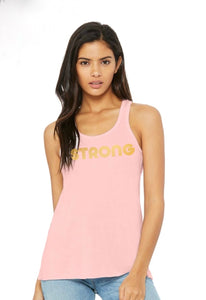 New Strong Vest Top Pink